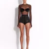 Bra Top in Crystal Velvet