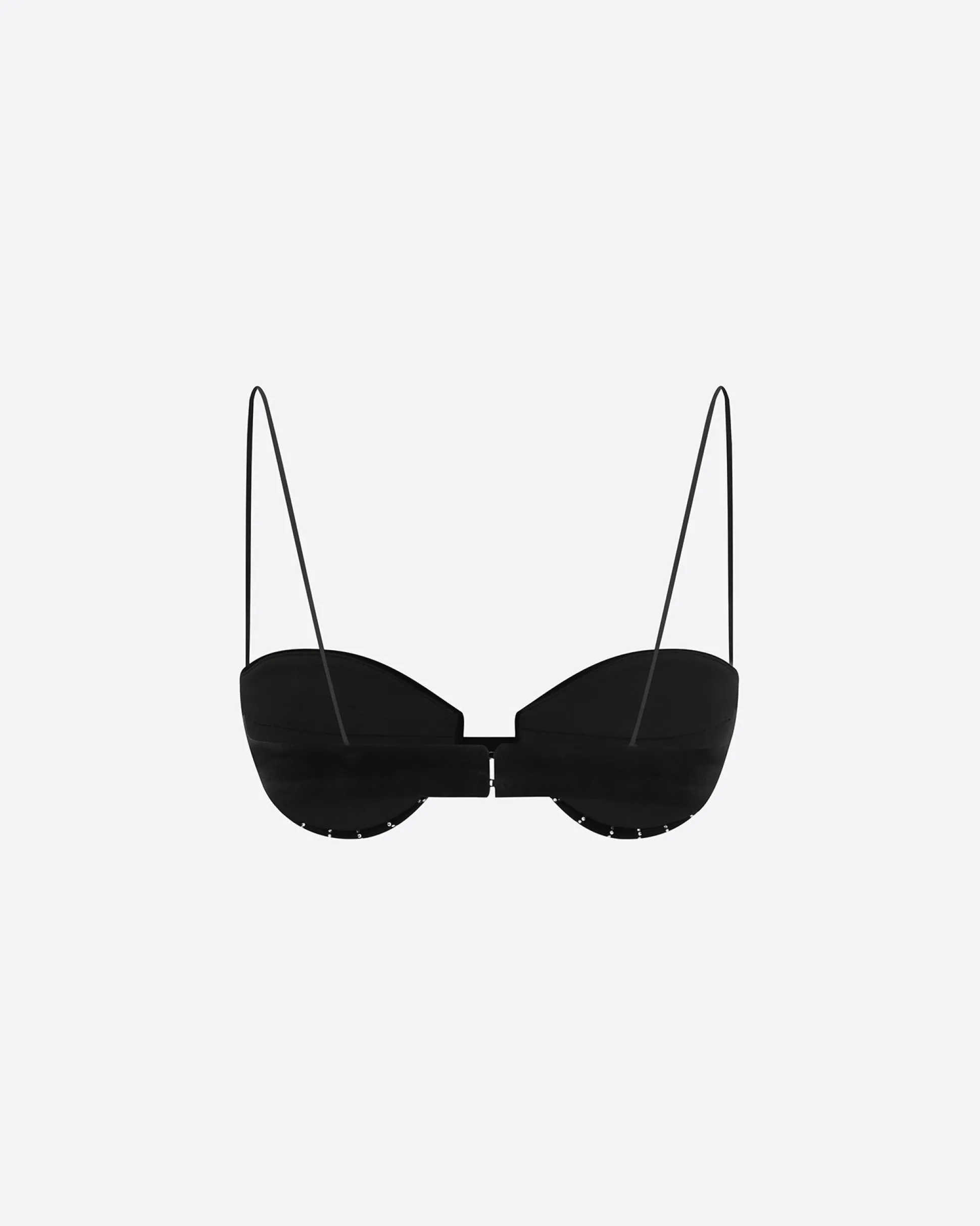 Bra Top in Crystal Velvet