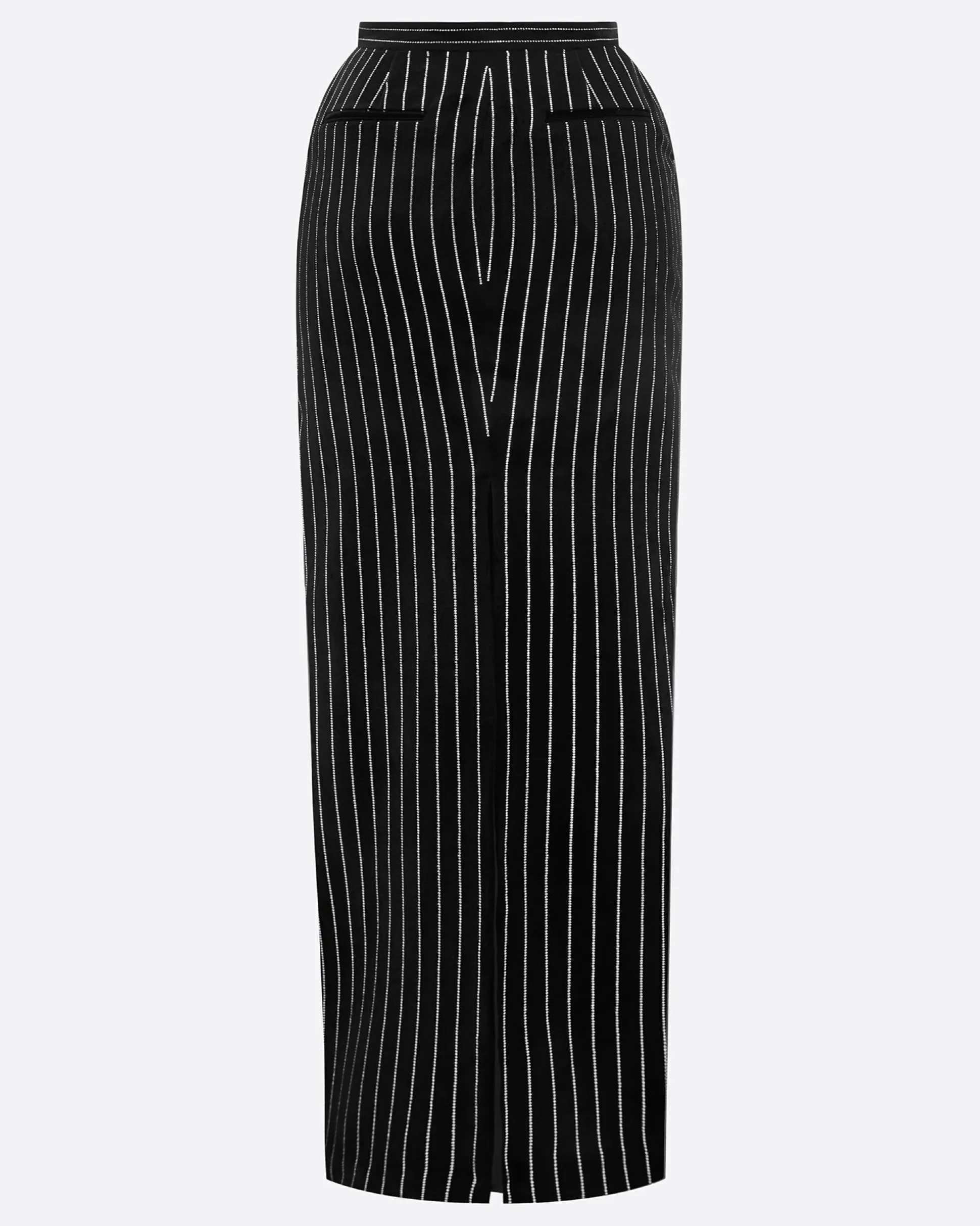 Column Skirt in Crystal Velvet
