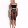 Corset Top in Stretch Mesh