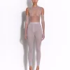 Crew Bodysuit in Crystal Mesh