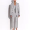 Crop Trouser in Wool Suiting