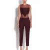 Crop Trouser in Wool Suiting