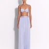 Double Pleat Trouser in Satin Crepe