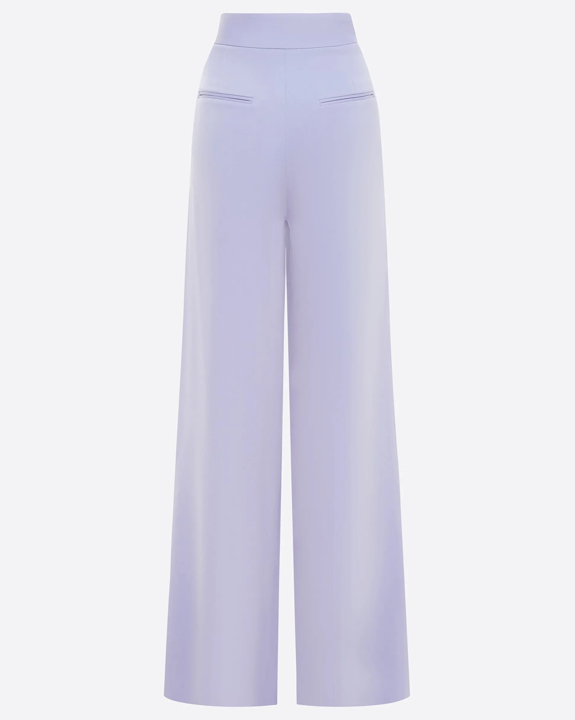 Double Pleat Trouser in Satin Crepe