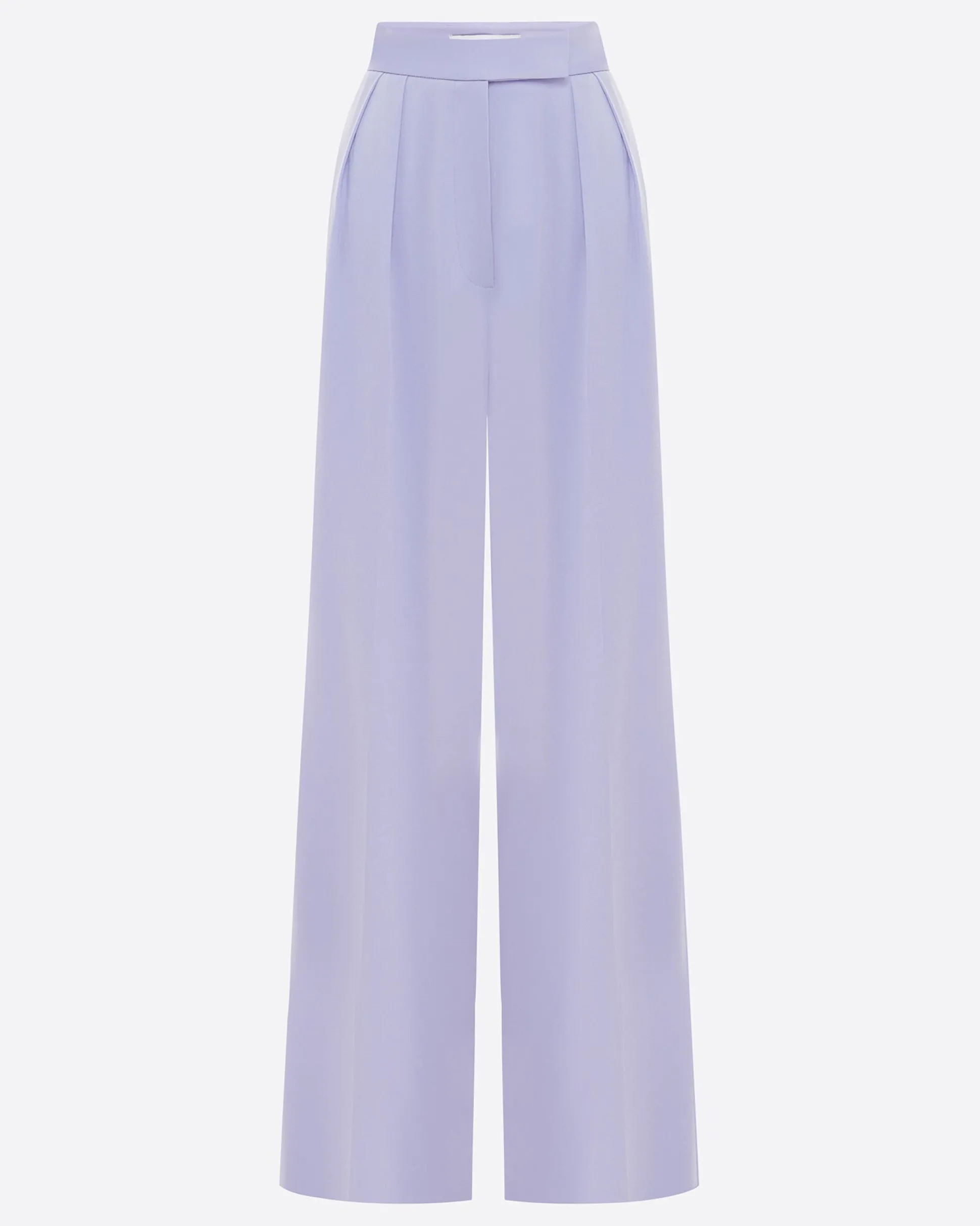 Double Pleat Trouser in Satin Crepe