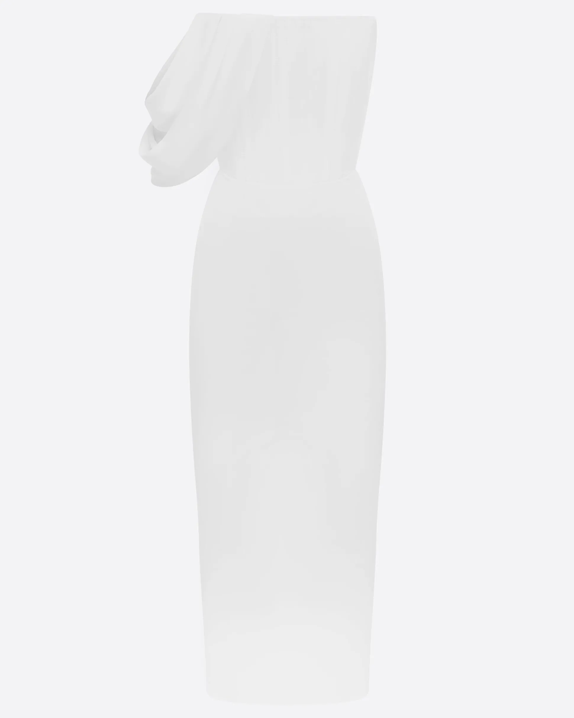 Draped Corset Dress in Crepe