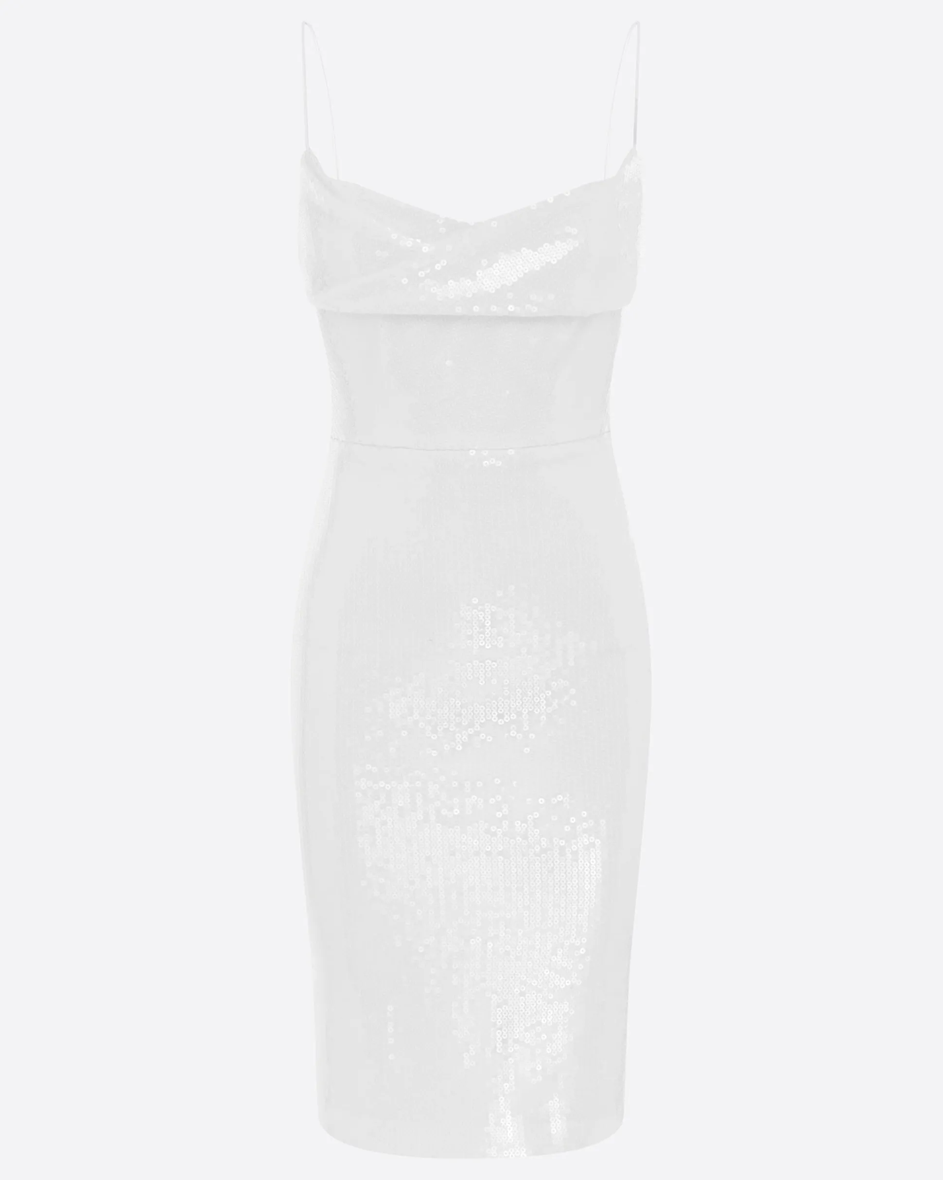 Draped Corset Dress in Sequin