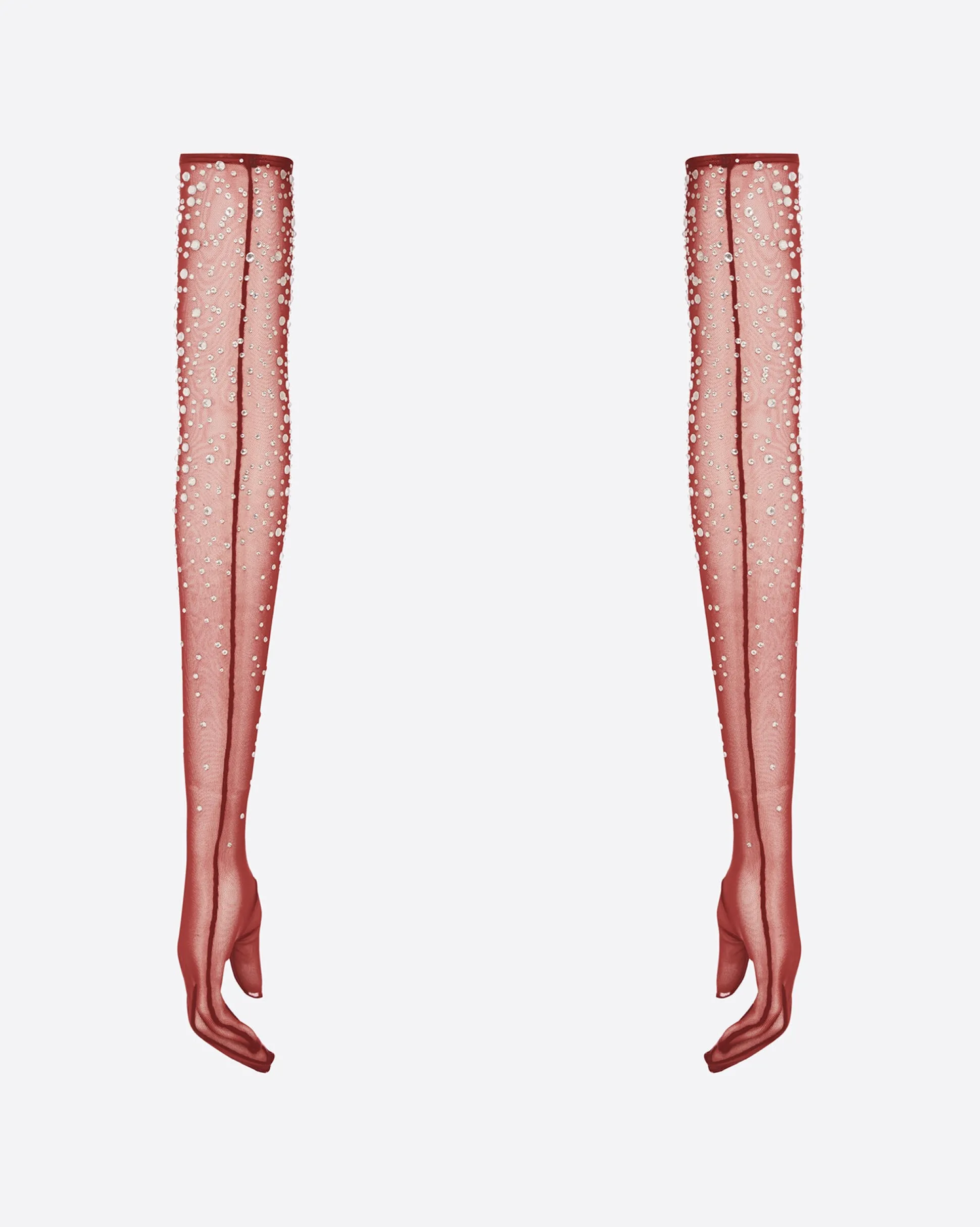Gloves in Crystal Mesh
