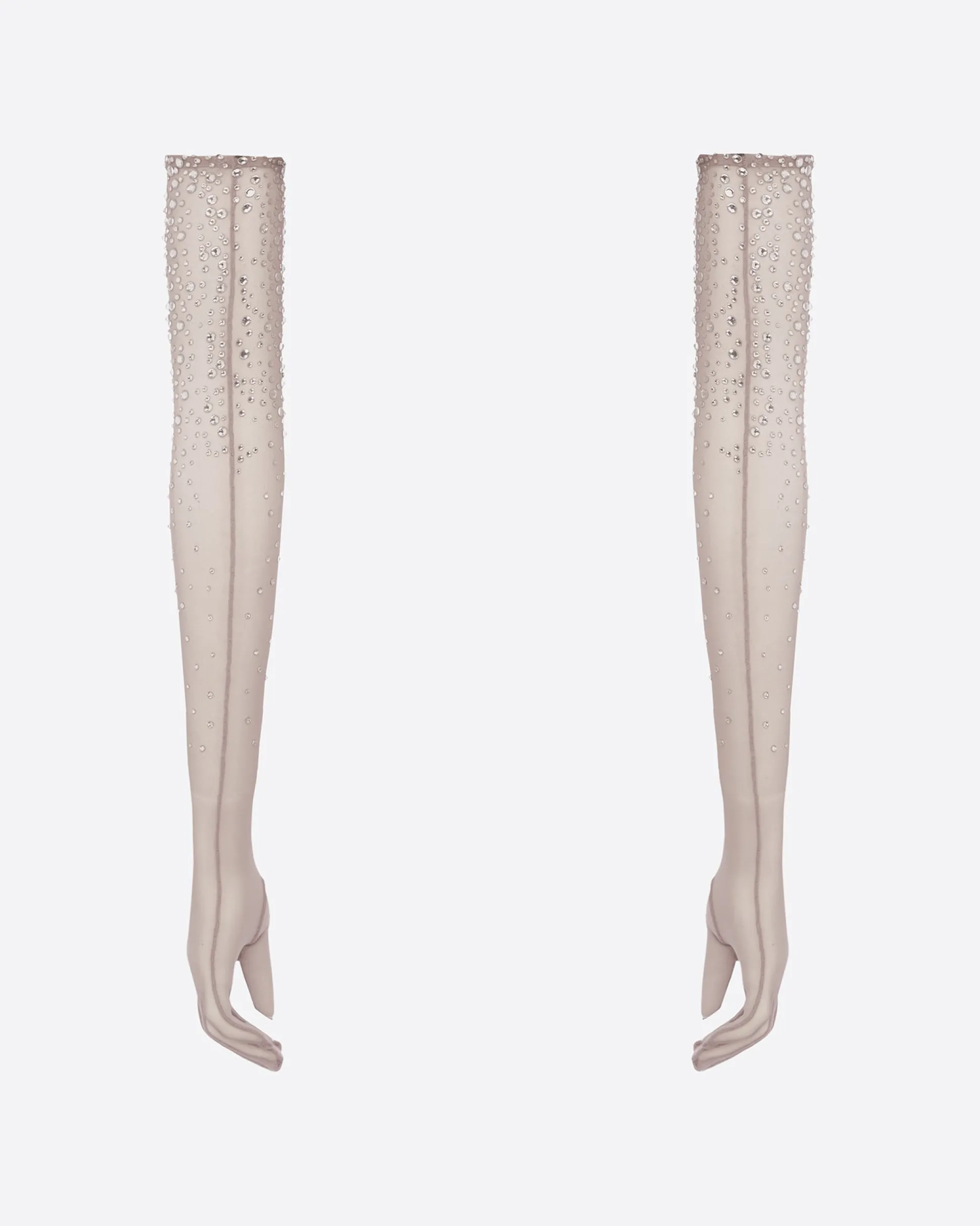 Gloves in Crystal Mesh