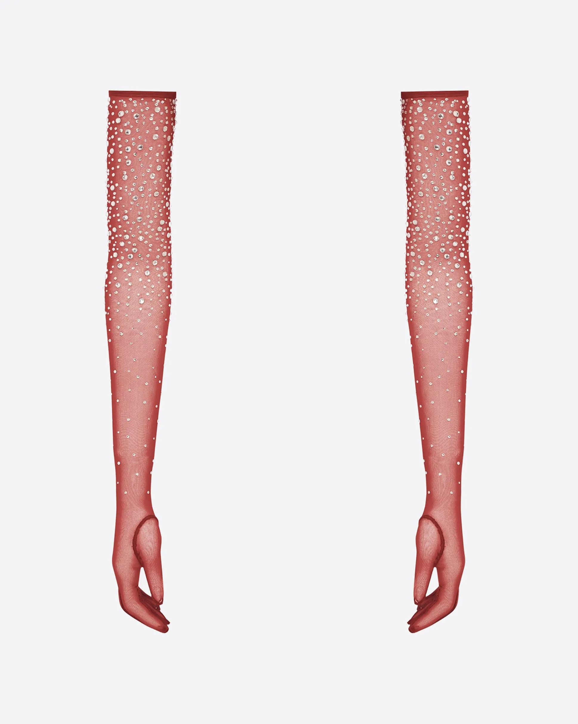 Gloves in Crystal Mesh