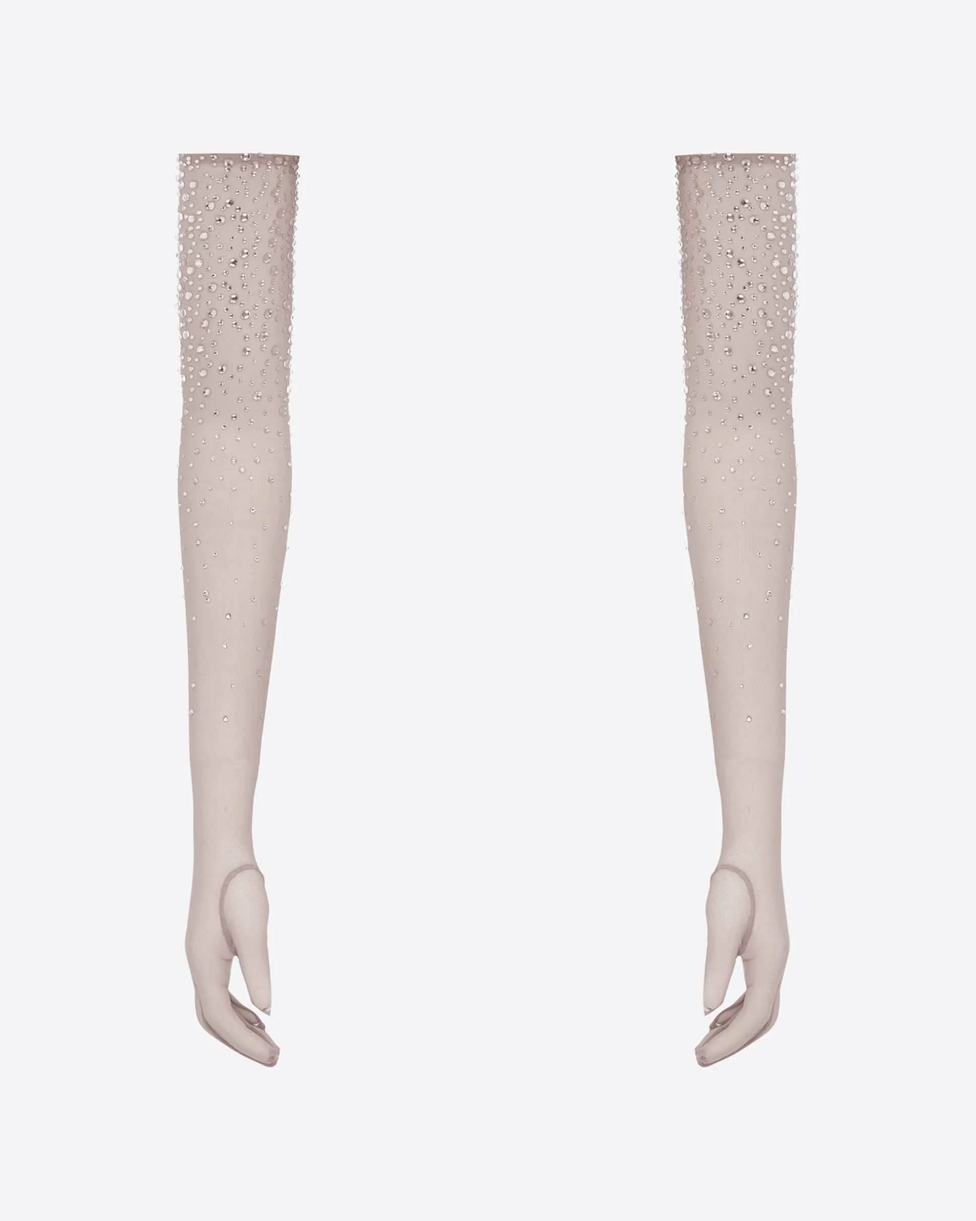 Gloves in Crystal Mesh