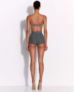 Hot Pant in Wool Pinstripe