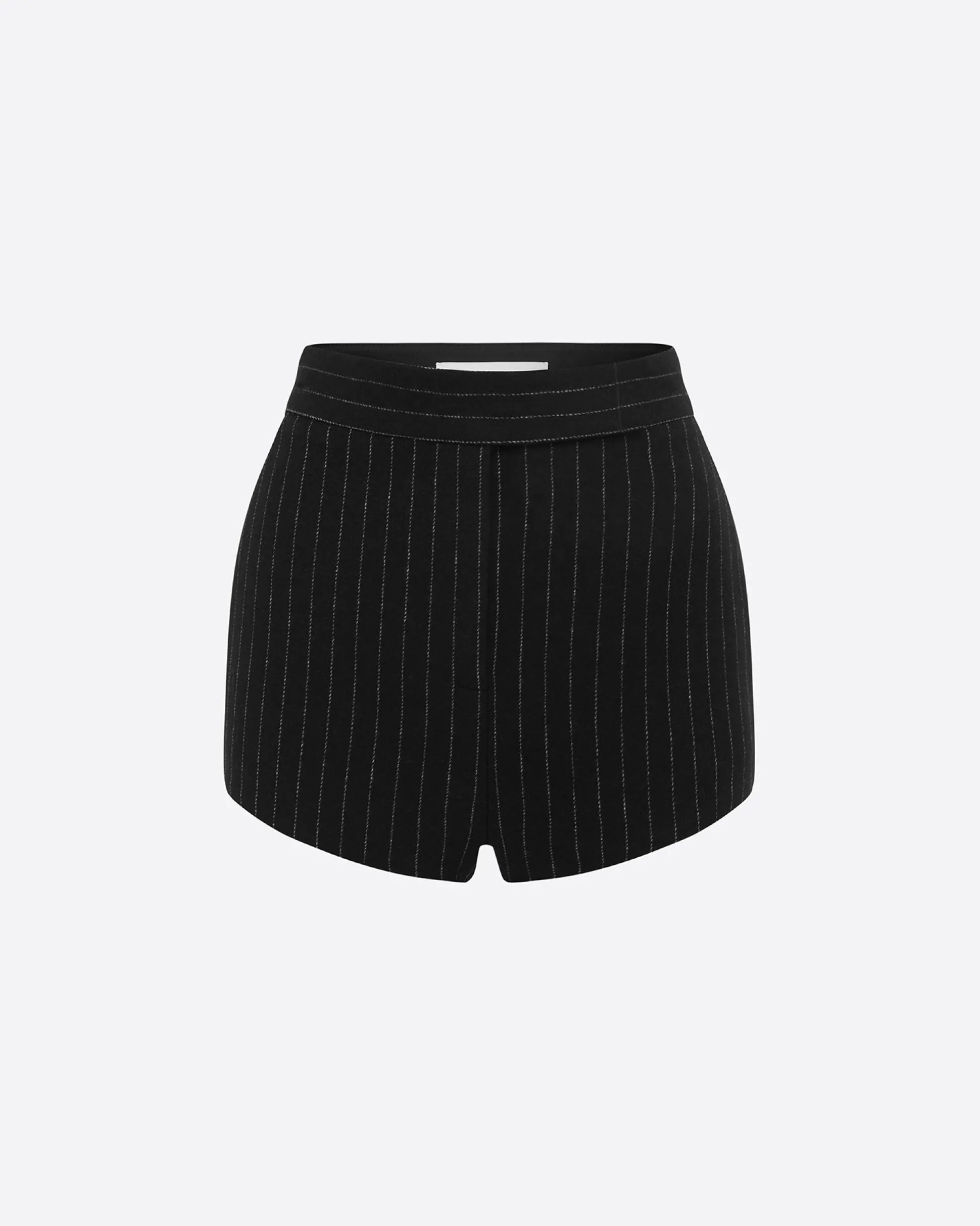 Hot Pant in Wool Pinstripe
