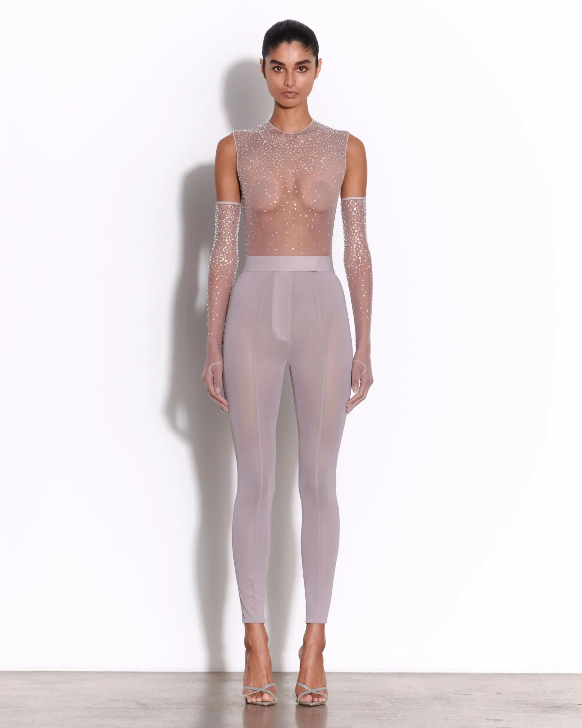 Legging in Stretch Mesh