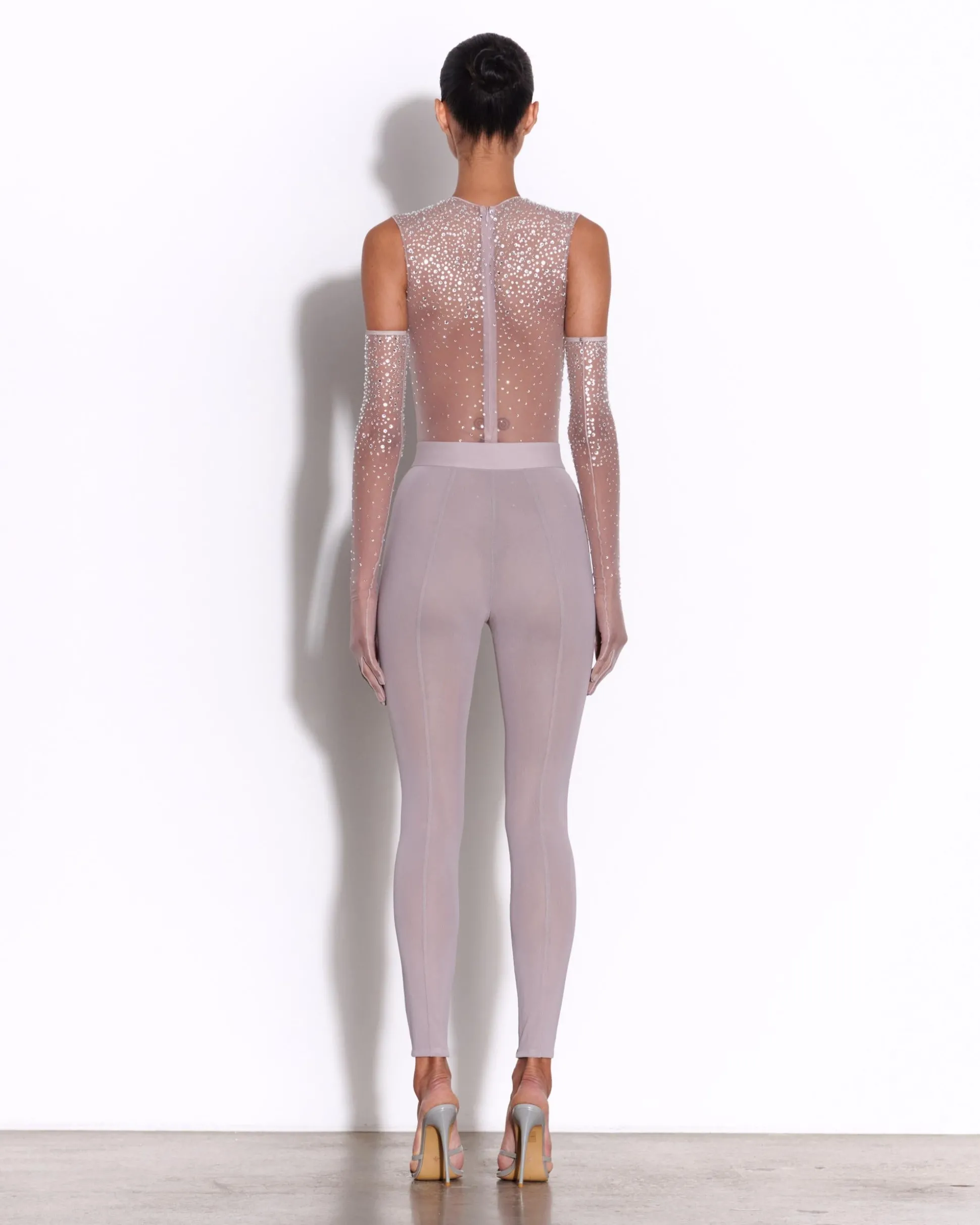 Legging in Stretch Mesh