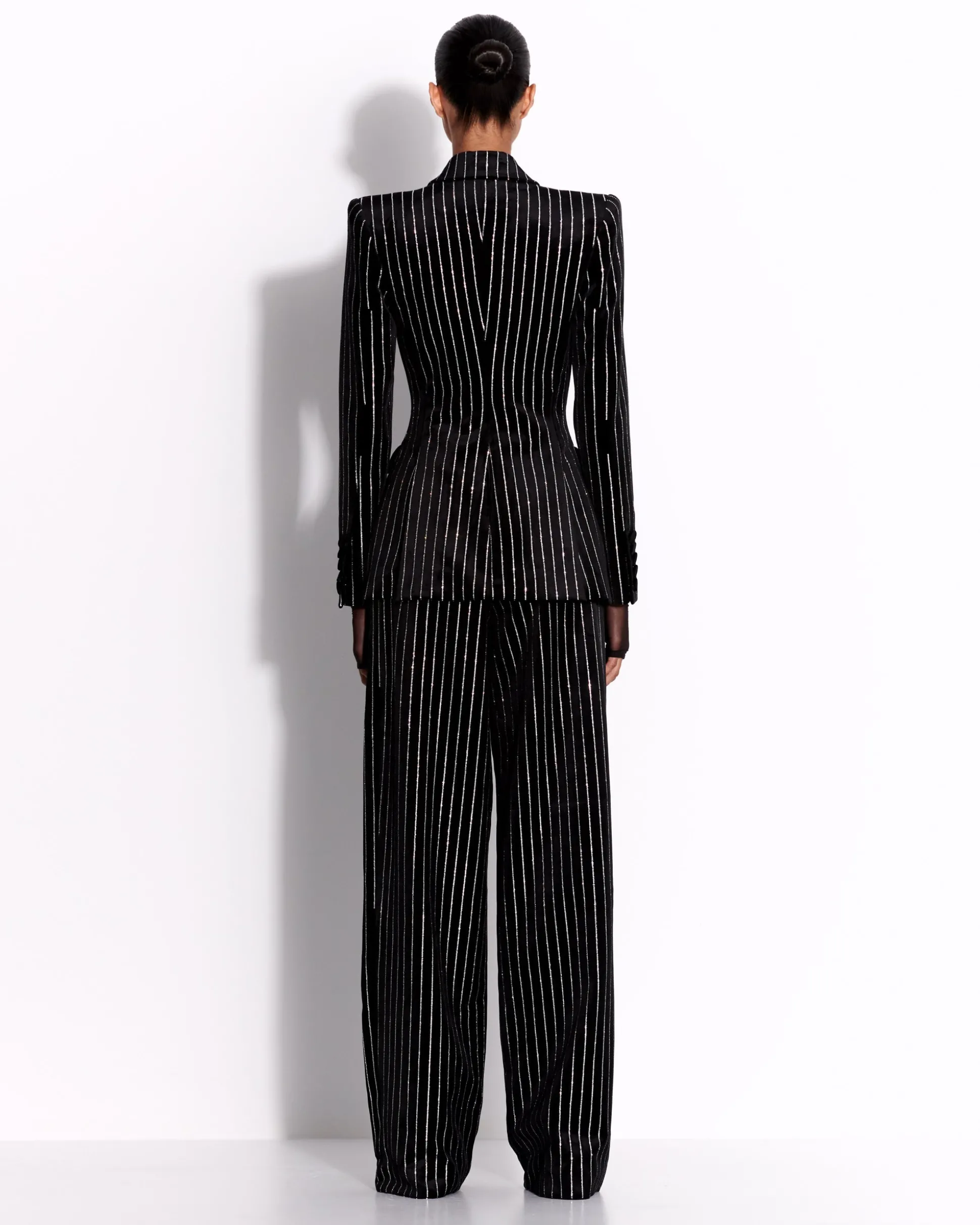 Long Sleeve Bodysuit in Fine Mesh