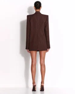 Mini Skirt in Lurex Pinstripe