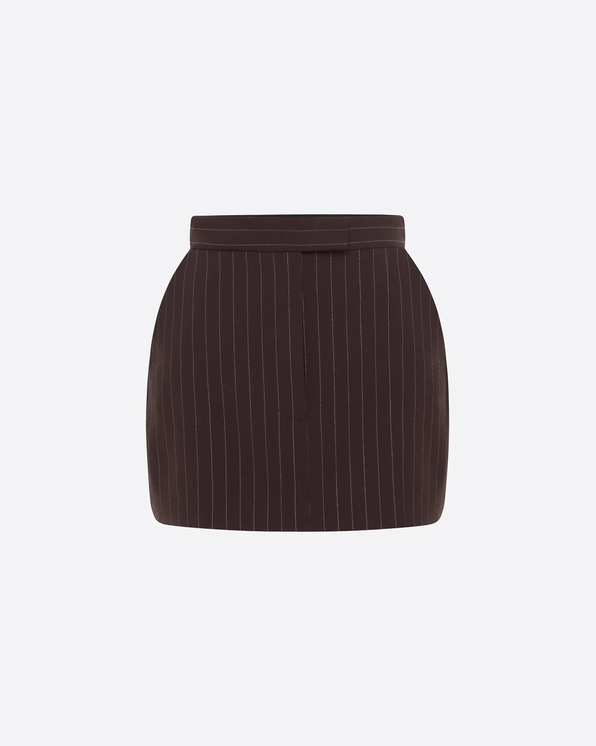 Mini Skirt in Lurex Pinstripe