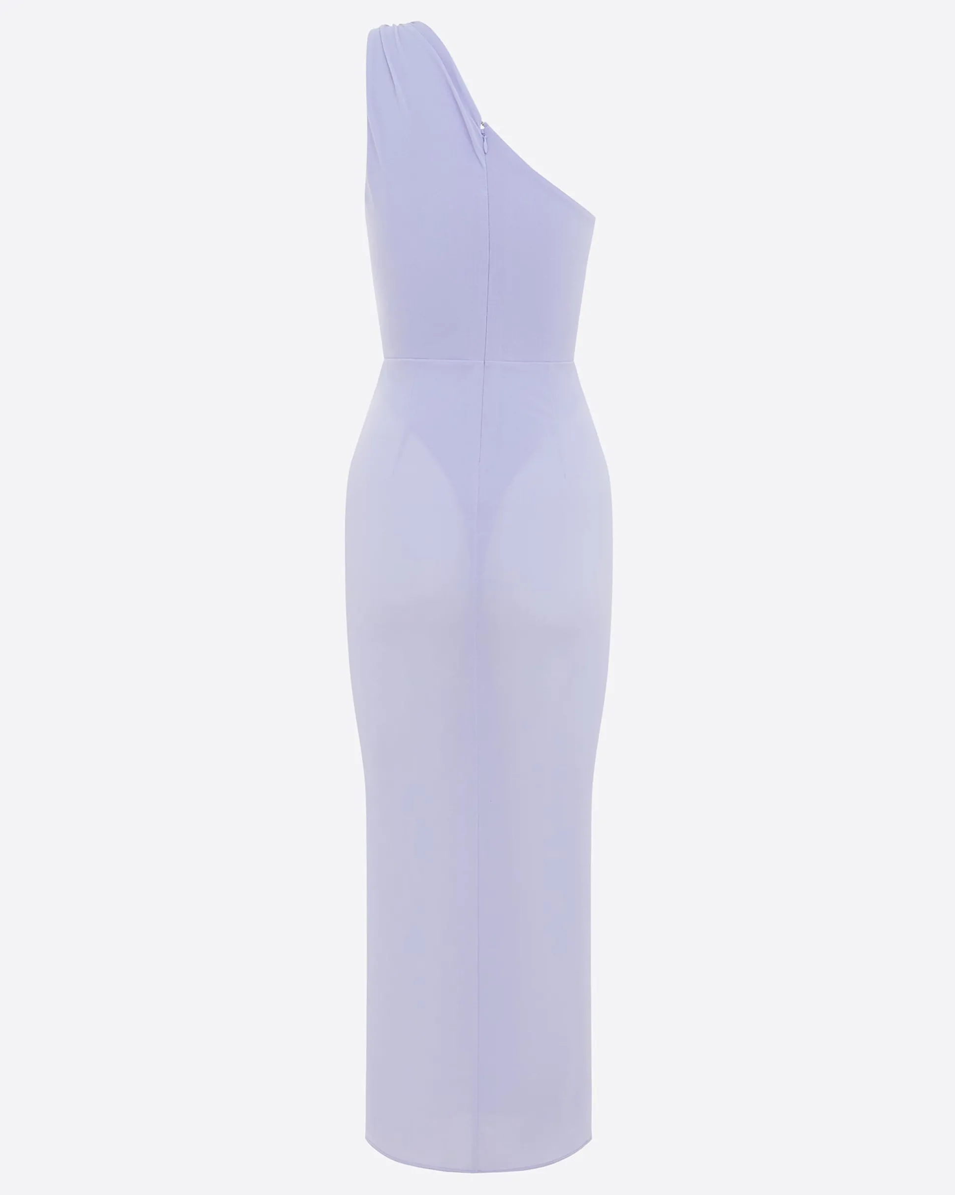 One Shoulder Dress in Crepe Jersey