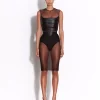 Strapless Corset Top in Leather