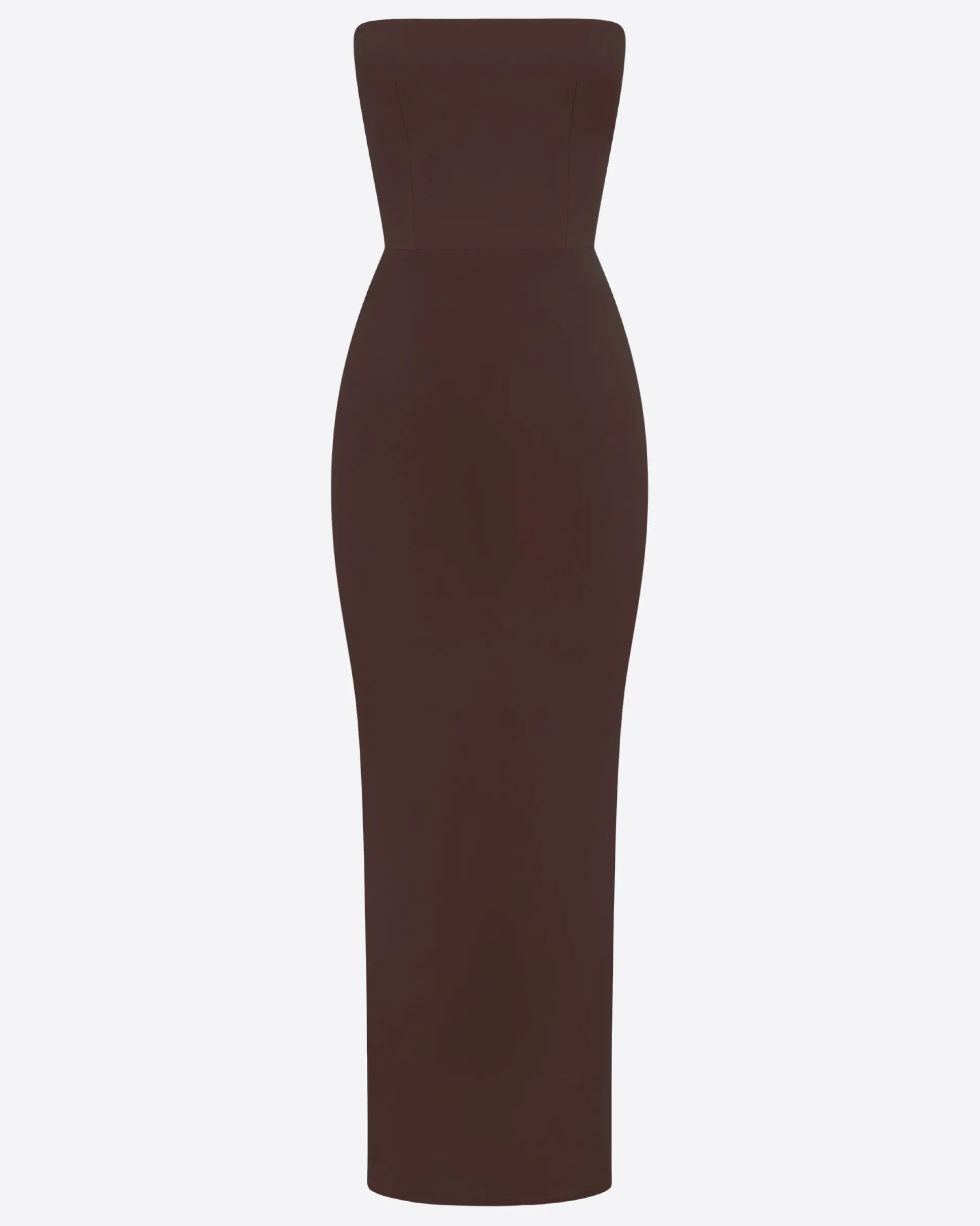 Strapless Dress in Crepe Jersey
