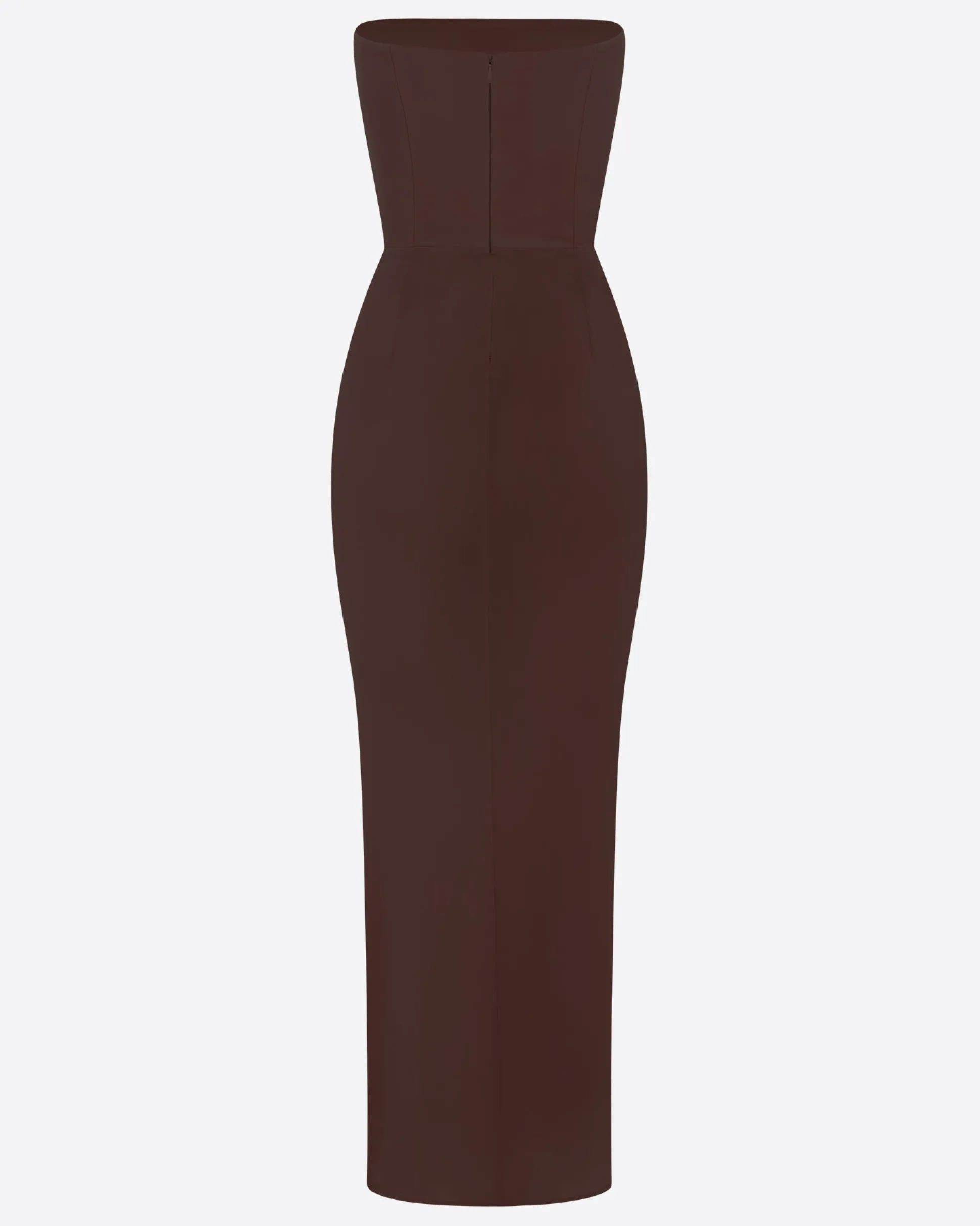 Strapless Dress in Crepe Jersey