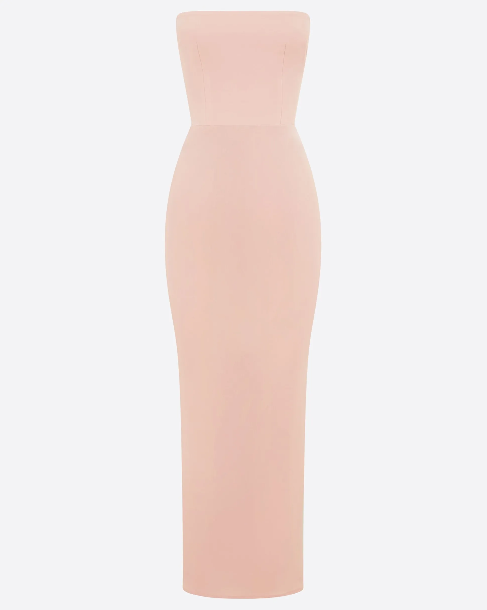 Strapless Dress in Crepe Jersey