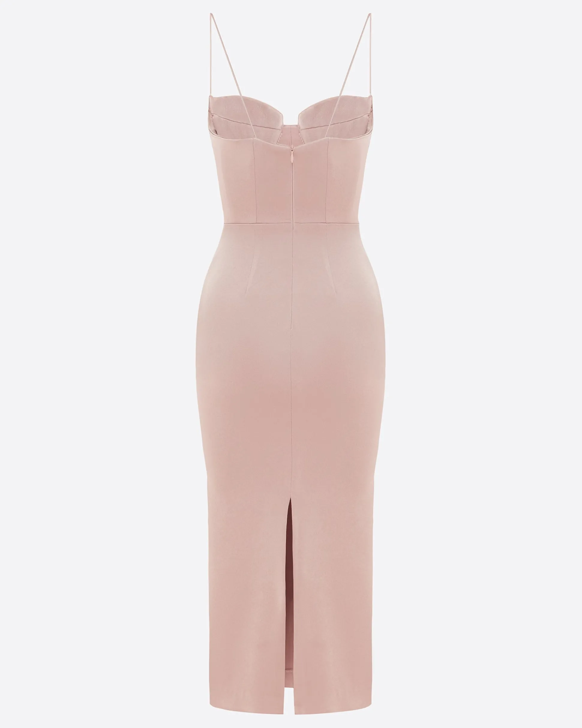 Sweetheart Dress in Satin Crepe