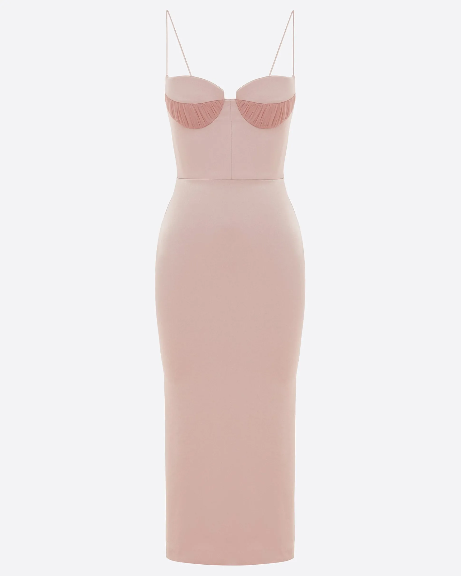 Sweetheart Dress in Satin Crepe