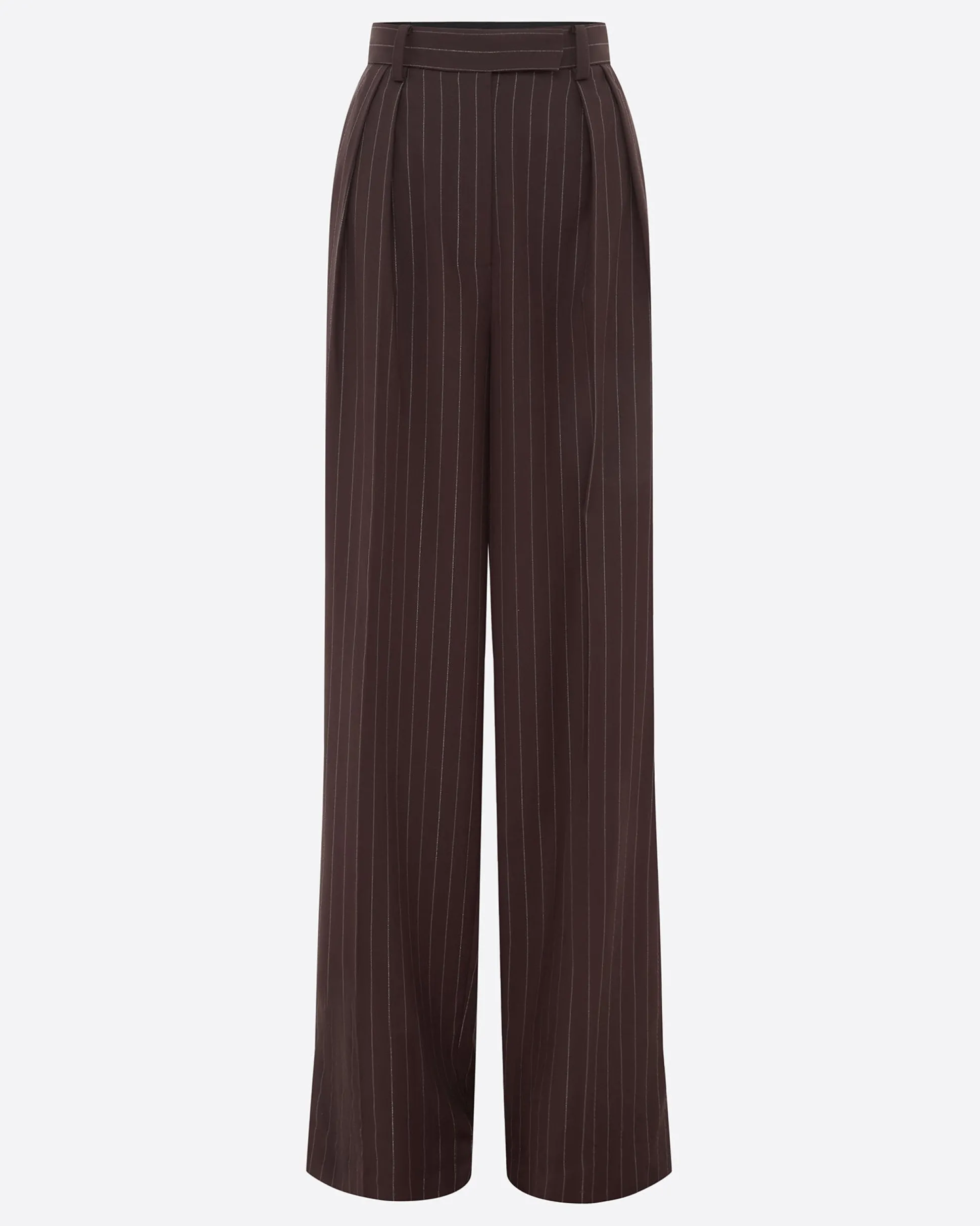 Tailored Trouser in Lurex Pinstripe