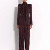 Tailored Trouser in Satin Crepe