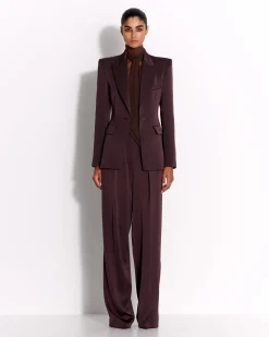 Tailored Trouser in Satin Crepe