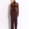 Tailored Trouser in Satin Crepe