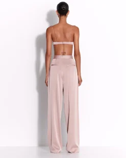 Tailored Trouser in Satin Crepe
