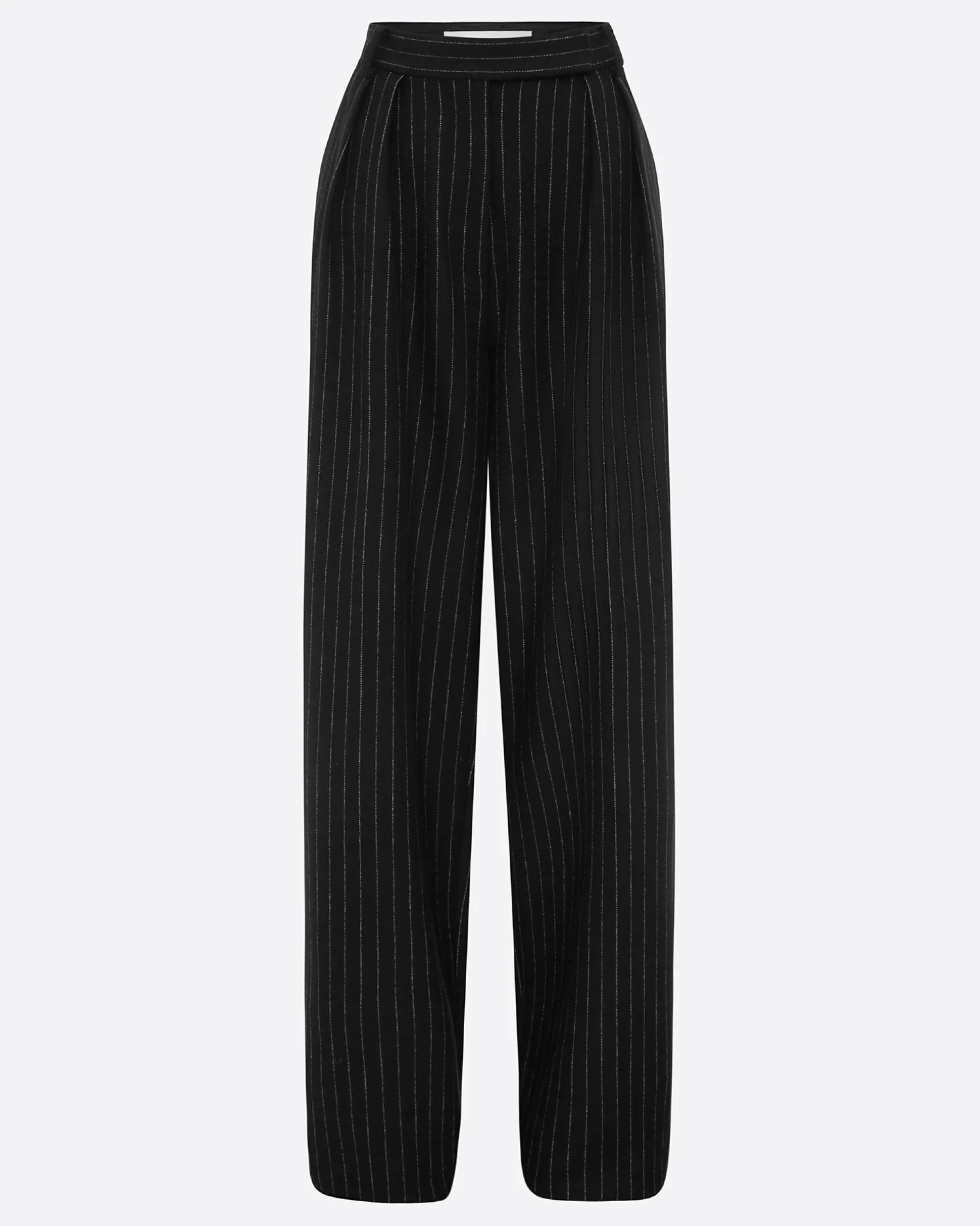 Tailored Trouser in Wool Pinstripe